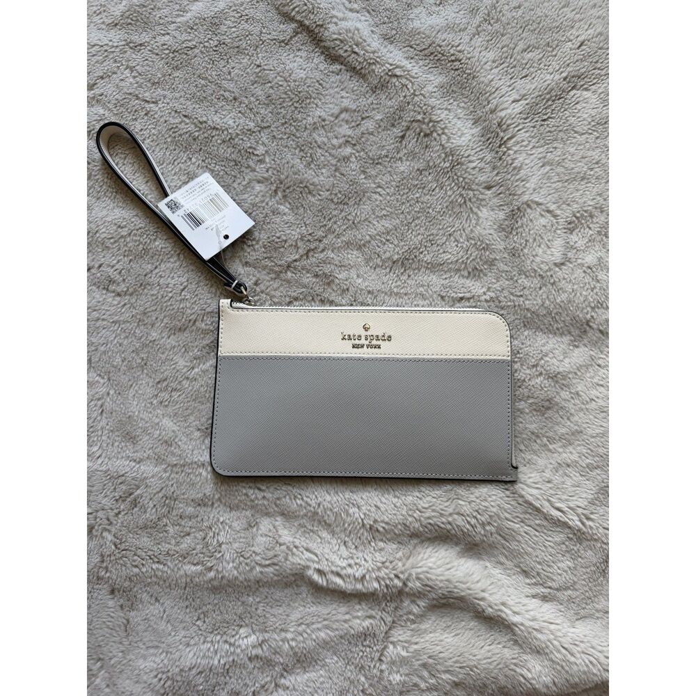 Kate Spade Colorblock Saffiano Zip Wristlet New With Tags